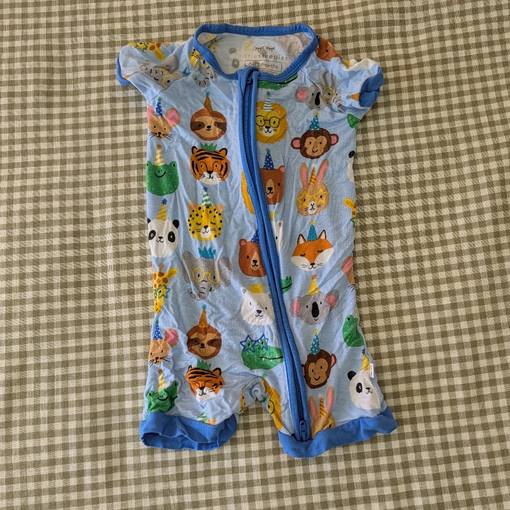Little Sleepies Blue Party Pals Shortie